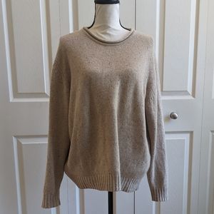 L. L. Bean men's oatmeal/ tan sweater